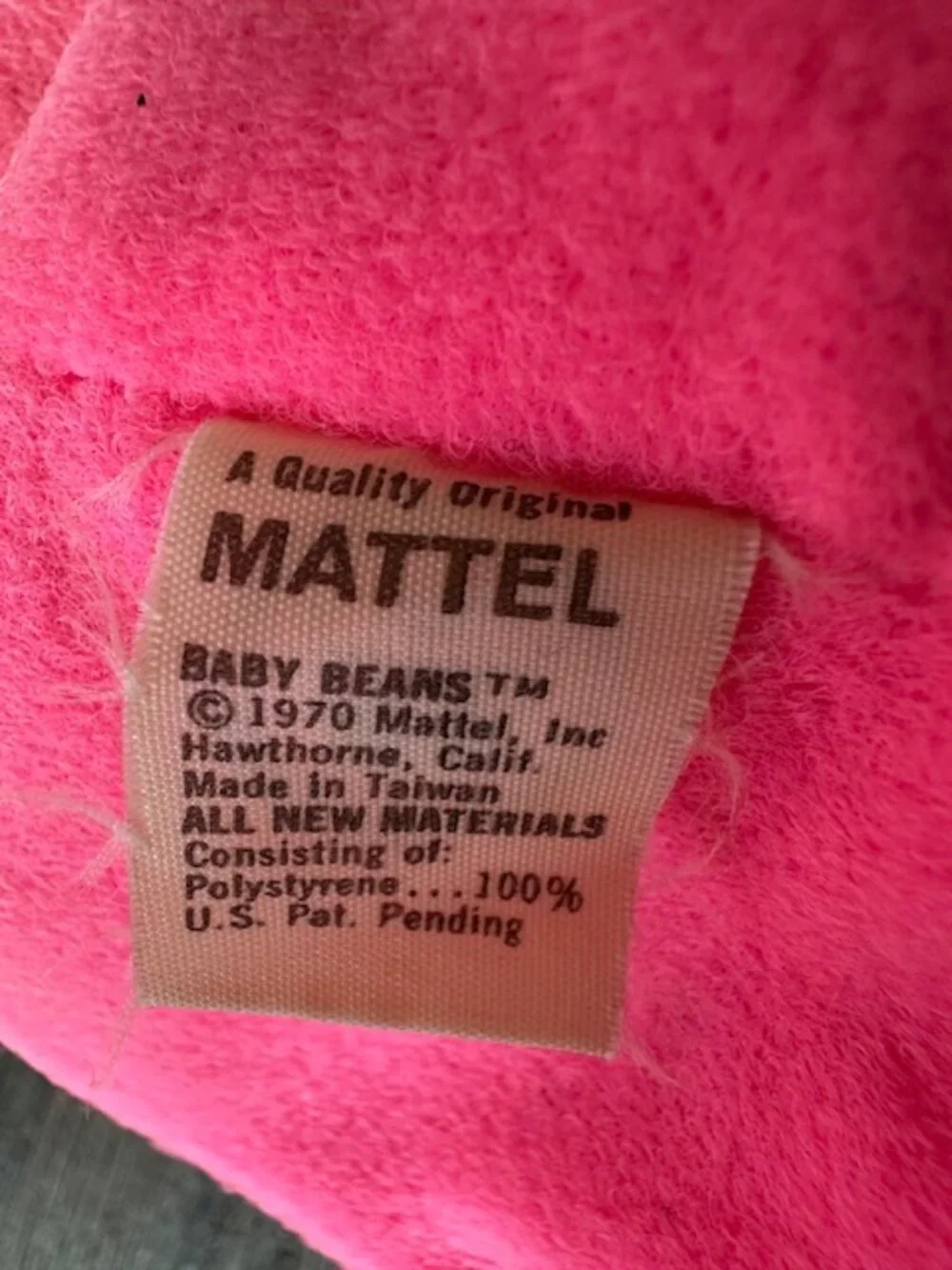 Vintage Mattel Pink Baby Beans - original owner - Picture 8 of 10